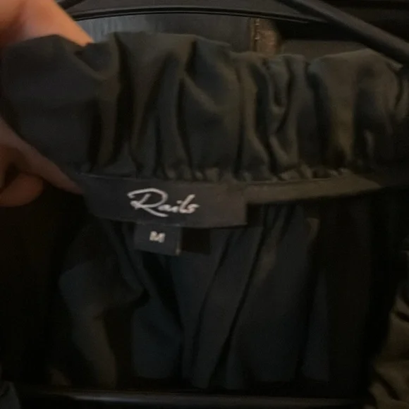 Rails Black V-Neck Blouse - Picture 5 of 8